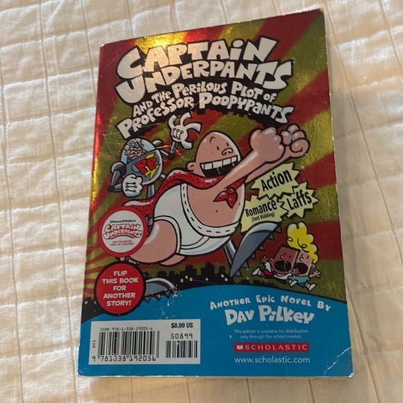 Captain underpants bundle scholastic AR books level 2 4 stories Pilkey hardback - Picture 11 of 11